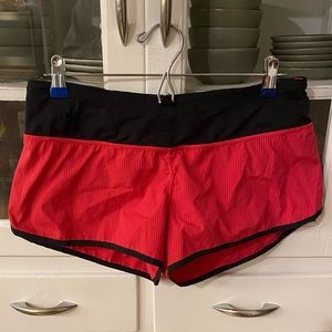 Lululemon wet dry warm speed shorts